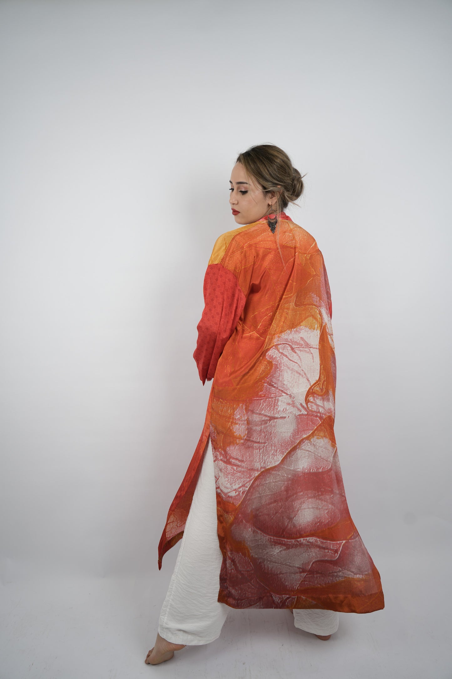 Kimono Japonais en Soie Pure – Asahi au Soleil Levant