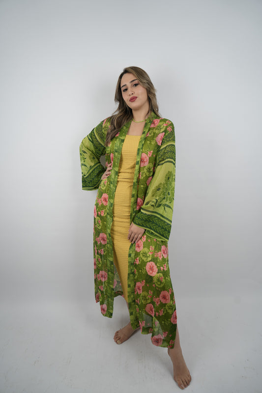 Kimono en Mousseline – Brise Printanière