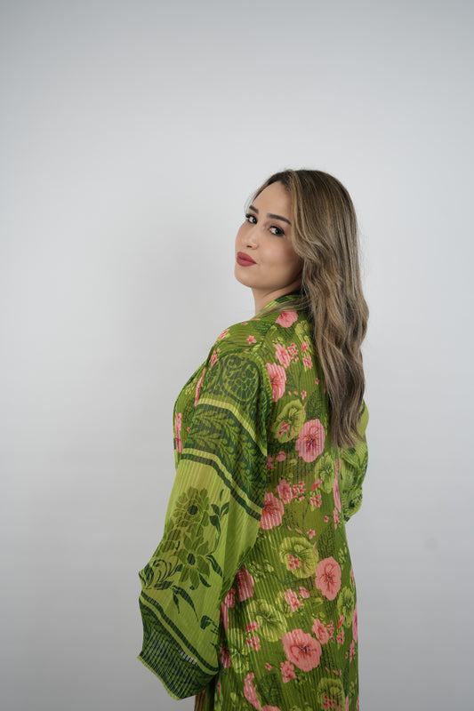 Kimono en Mousseline – Brise Printanière